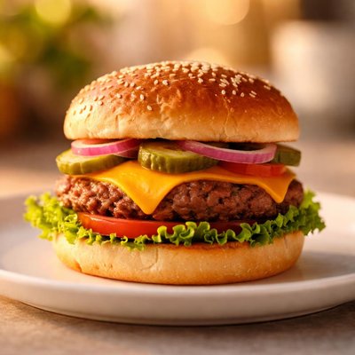 Cross junior single burger