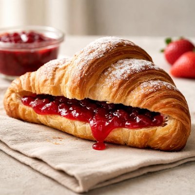 Crossaint with jelly