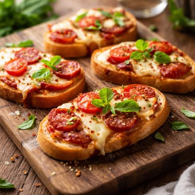 Crostini pizza