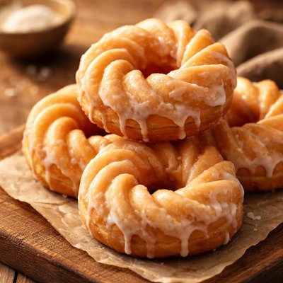 Cruller doughnut