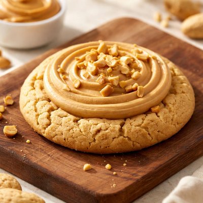 Crumbl peanut butter cookie