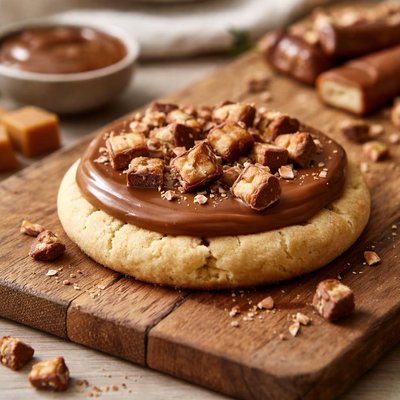 Crumbl twix cookie