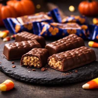 Crunch chocolate halloween candy