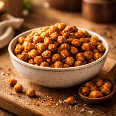 Crunchy chickpeas