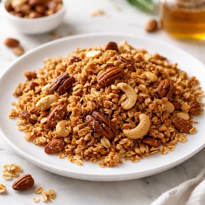 Crunchy nut granola