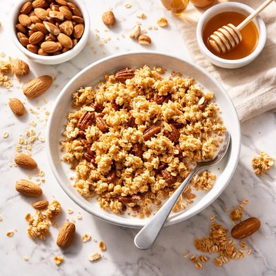 Crunchy nuts clusters cereal