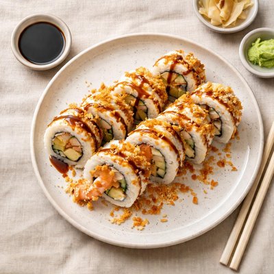 Crunchy shrimp tempura roll