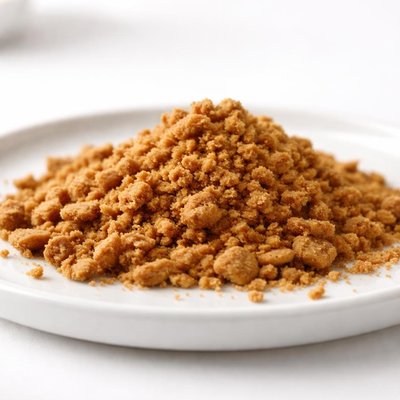 Crushed biscoff cookies