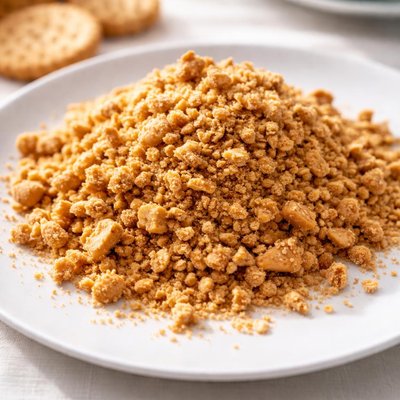 Crushed biscuits