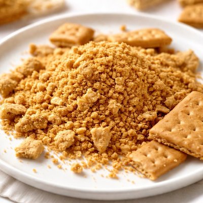 Crushed graham crackers