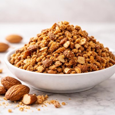Crushed honey roasted almonds