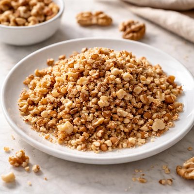 Crushed walnuts