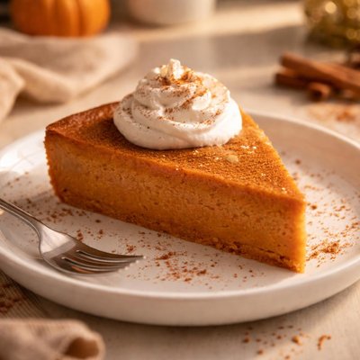 Crustless pumpkin pie