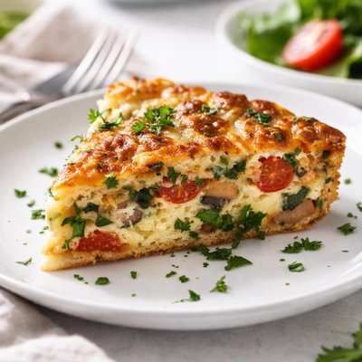 Crustless quiche