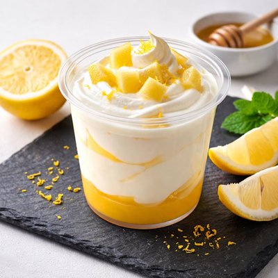 Cub yogurt with lemon