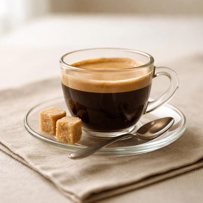 Cuban coffee with sugar