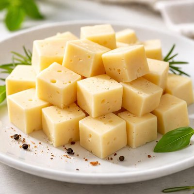 Cubed cheese