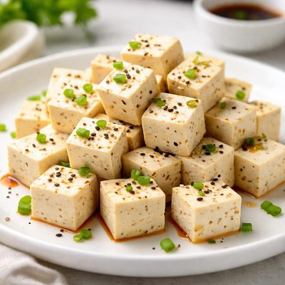 Cubed tofu