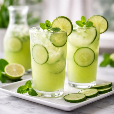 Cucumber agua fresca
