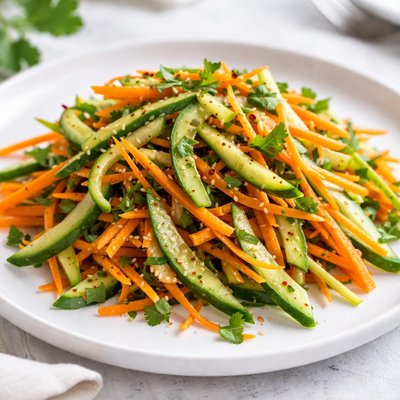 Cucumber and carrot salad