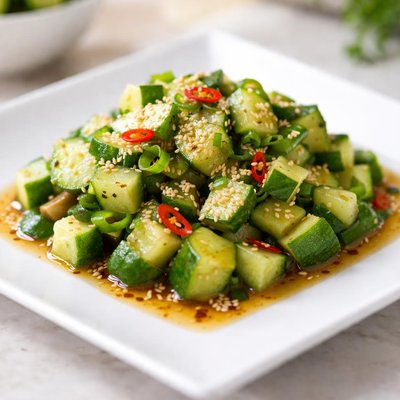 Cucumber and sesame relish
