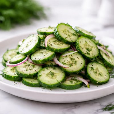 Cucumber dill salad
