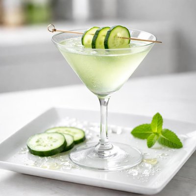 Cucumber martini