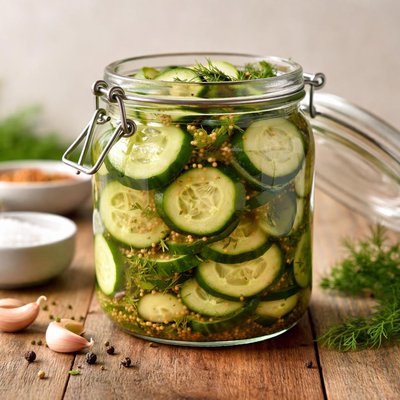Cucumber quick pickles