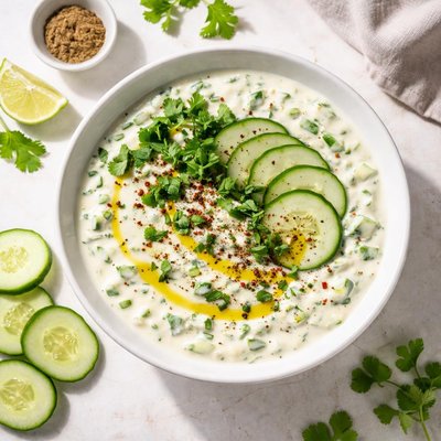 Cucumber raitha