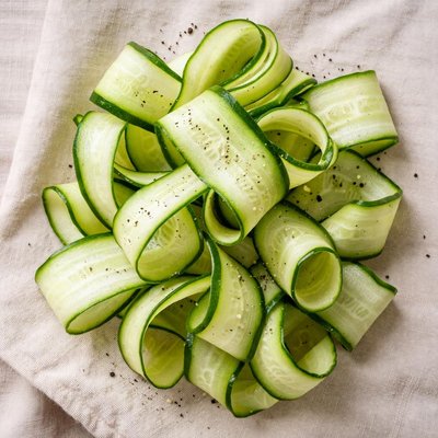 Cucumber ribbons