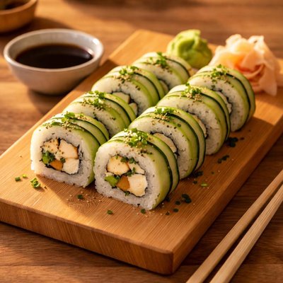 Cucumber roll sushi