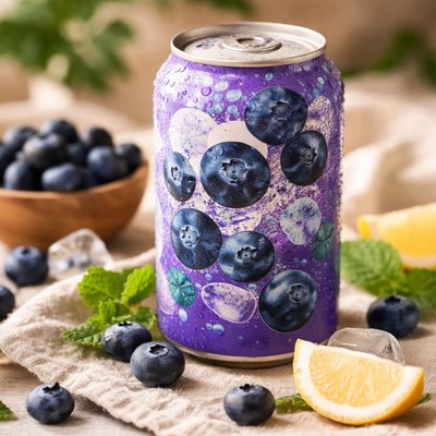 Culture pop blueberry soda