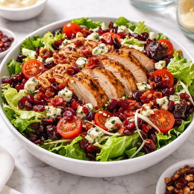 Culver cranberry bacon blue salad