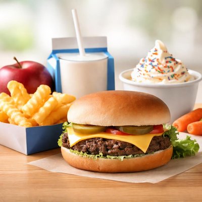 Culvers kids hamburger meal