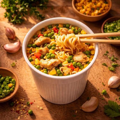 Cup noodle chicken