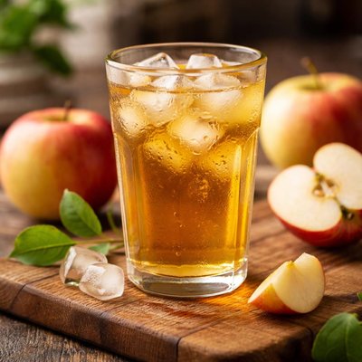 Cup of apple juice