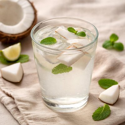 Cup of coconut water