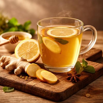 Cup of ginger tea
