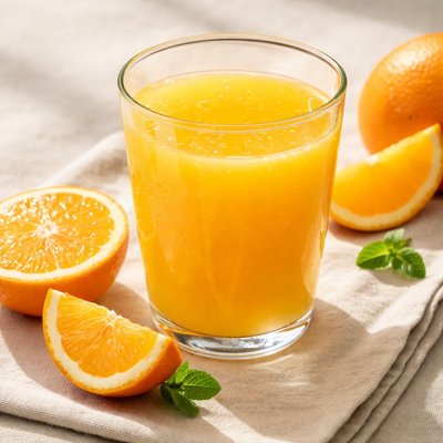Cup of orange juice