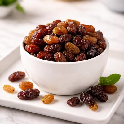 Cup of raisins