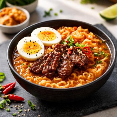 Cup ramen korean bbq