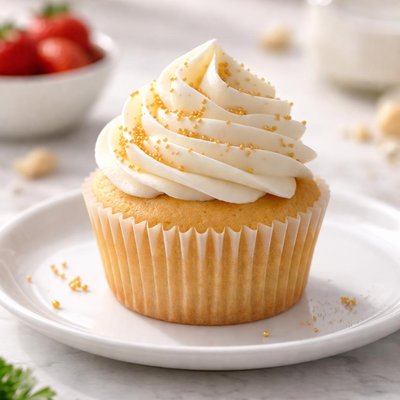 Cupcake with frosting