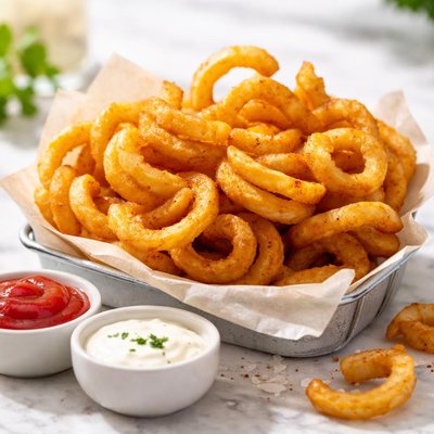 Curly french fries