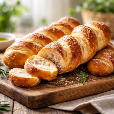 Curly italian bread