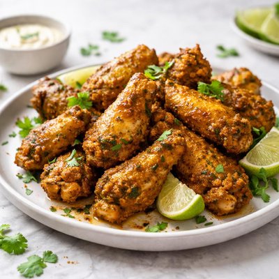 Curried chicken wings