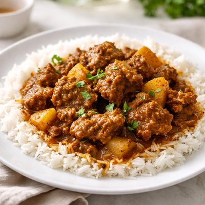 Curried goat