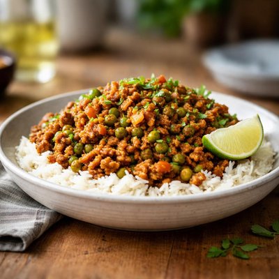 Curried mince meat