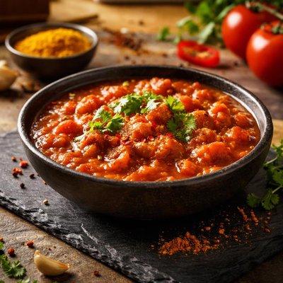 Curried tomato sauce