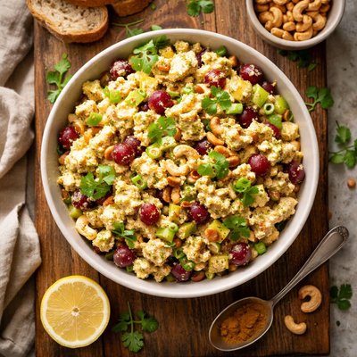 Curried turkey salad