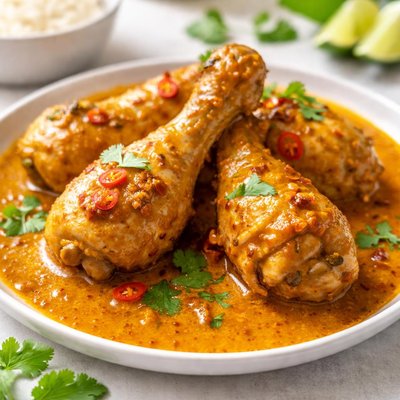 Curry chicken drumstick